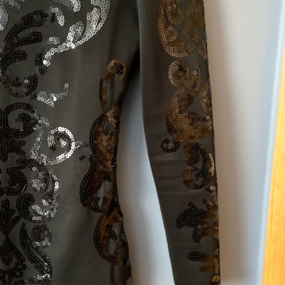 BLACK SEQUINS COCKTAIL DRESS From dynamite - Picture 9 of 14